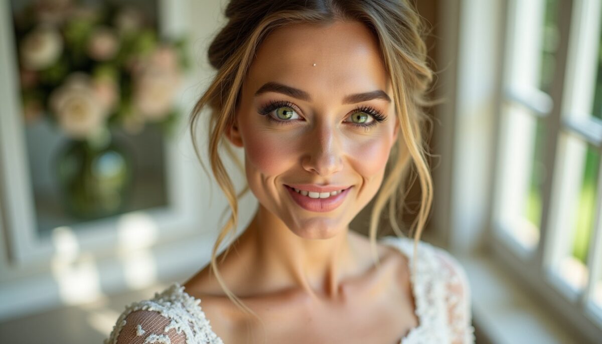 Maquillage de mariée pour yeux verts : 6 tendances incontournables et idées inspirantes