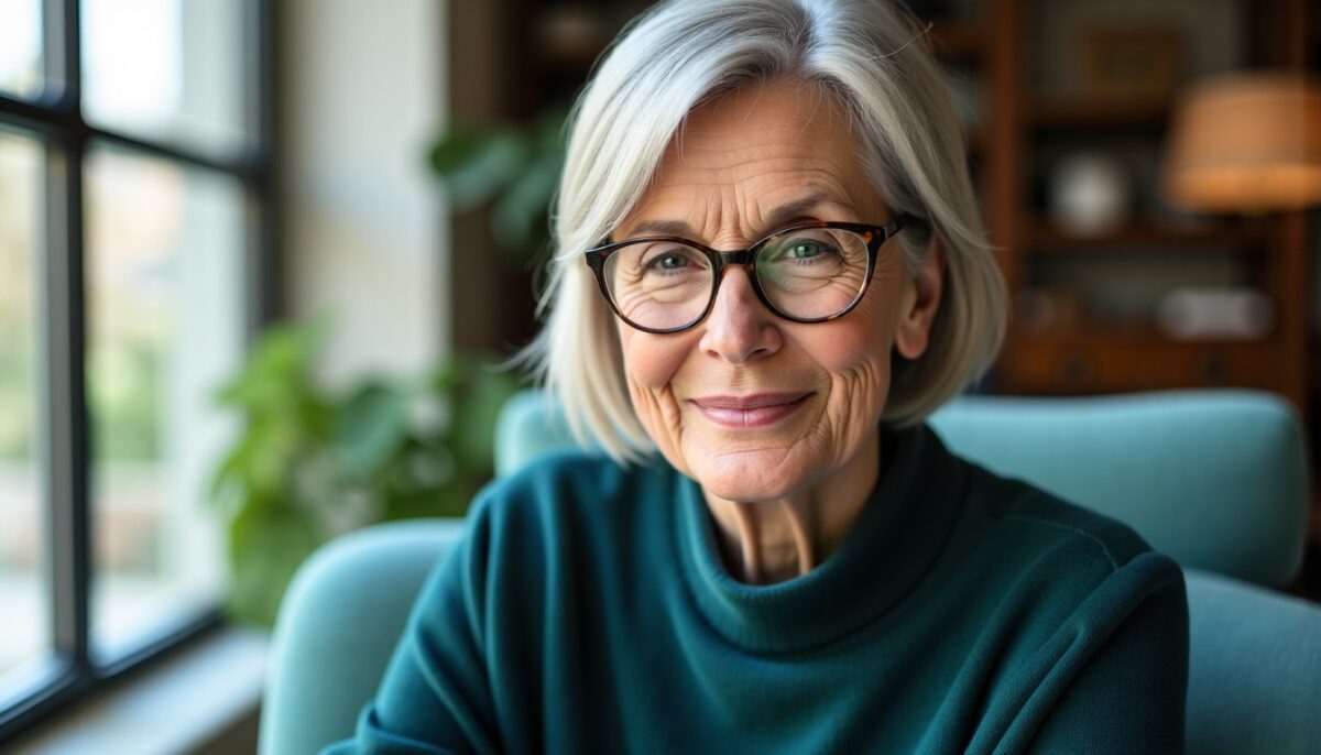 Coiffures courtes élégantes pour femmes de 70 ans portant des lunettes Coiffures courtes élégantes pour femmes de 70 ans portant des lunettes